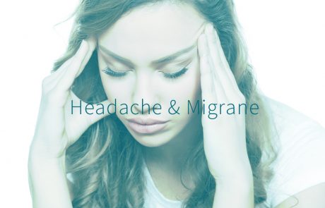 Woman suffering from headache or migrane